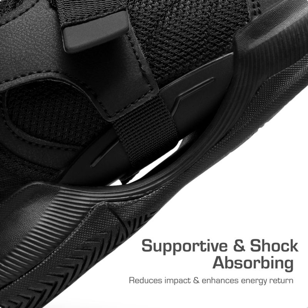 Kids Non-Slip Basketball Shoes  - BLACK - 2